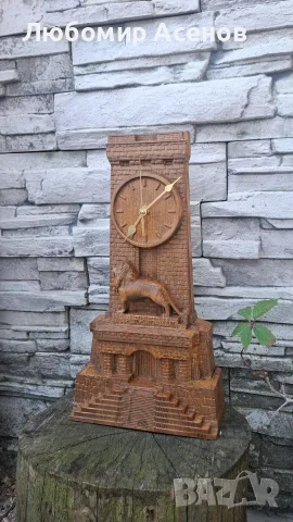 Дървен часовник, Шипка , снимка 2 - Мъжки - 56469902