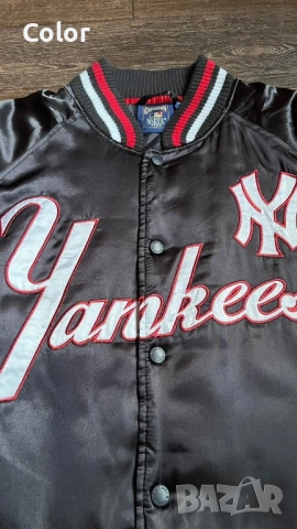 Сатенено бомбър яке NY Yankees, снимка 2 - Якета - 53338297
