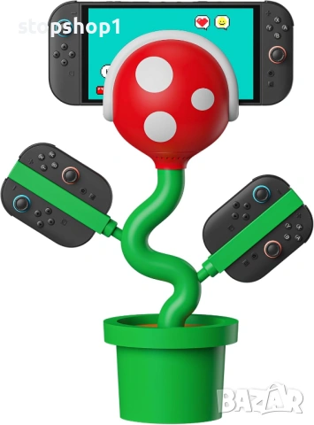 Докинг станция и зарядно за Joy-Con за Switch POWKONG Plantdock 2 Piranha