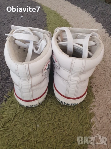Уникални ретро кожени кецове Converse Унисекс, снимка 5 - Кецове - 51318886