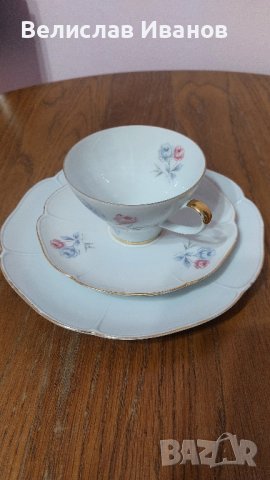 🇩🇪BAVARIA QUALITATZ🇩🇪 Немски порцелан Троен сет, снимка 8 - Сервизи - 44279875