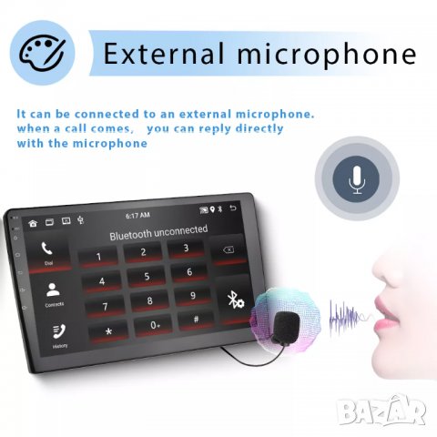 Мултимедия, 9", 10.1", плеър с Андроид, двоен дин, навигация за кола, за автомобил, Android радио, снимка 6 - Аксесоари и консумативи - 37047237