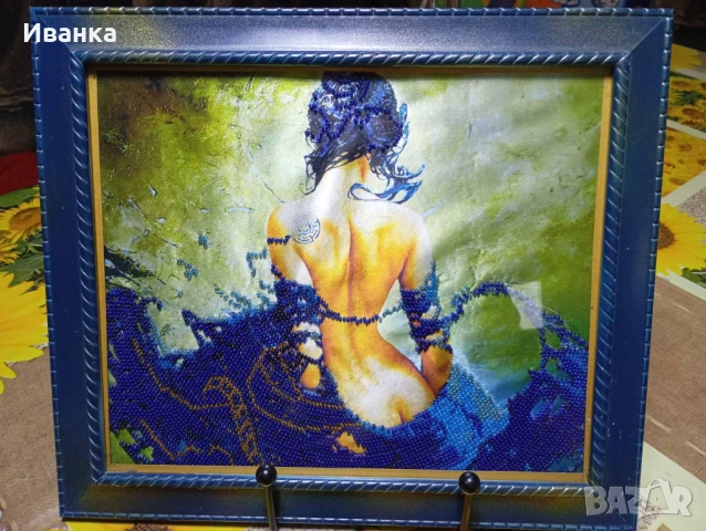 Гоблени шити с мъниста , снимка 3 - Гоблени - 52568790