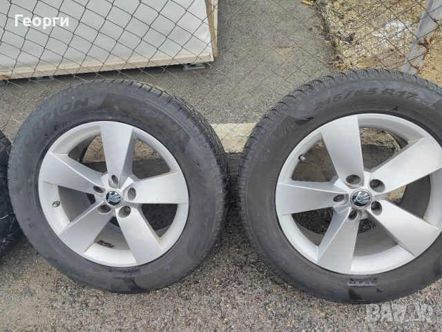 4бр.алуминиева джанта 17цола за Skooda 5x112, снимка 4 - Гуми и джанти - 53240215