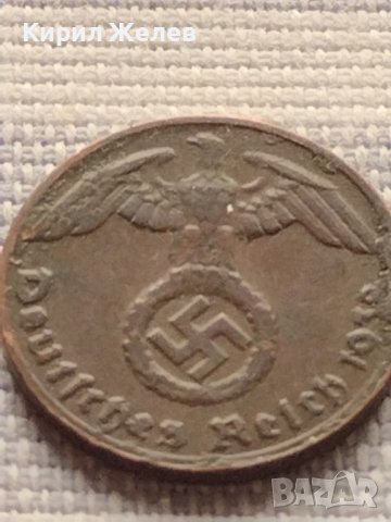Монета 1 райхсфенинг 1939г. Германия Трети Райх с СХВАСТИКА за КОЛЕКЦИЯ 33017, снимка 5 - Нумизматика и бонистика - 42823423