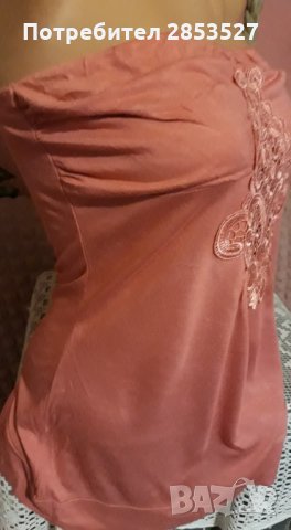 Марков Дамски Топ с бродерия, снимка 5 - Корсети, бюстиета, топове - 34452645