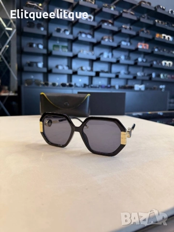 очила с черен обикновен калъф и Ув защита Gucci off white, снимка 5 - Слънчеви и диоптрични очила - 52240841