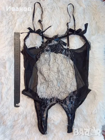 Еротично боди с отворено дъно, снимка 2 - Бельо - 49505286
