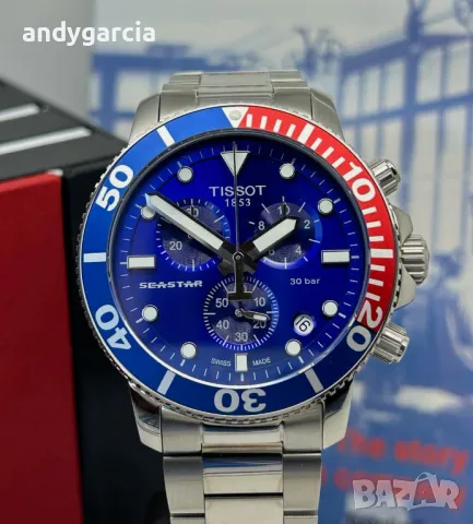  TISSOT SEASTAR 1000 CHRONOGRAPH T120.417.11.041.03 ЧИСТО НОВ часовник с хронограф