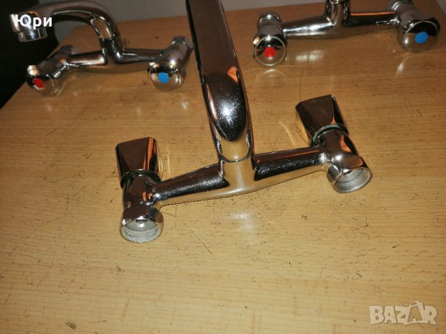 Продавам рециклирани смесители за баня с лят чучур, Видима идеал, 150мм, снимка 2 - ВИК - 33900890