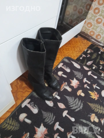 САМО 10€ БОТУШИ ОТ ЕСТЕСТВЕНА КОЖА ЗДРАВИ 37 НОМЕР ЧЕРНИ