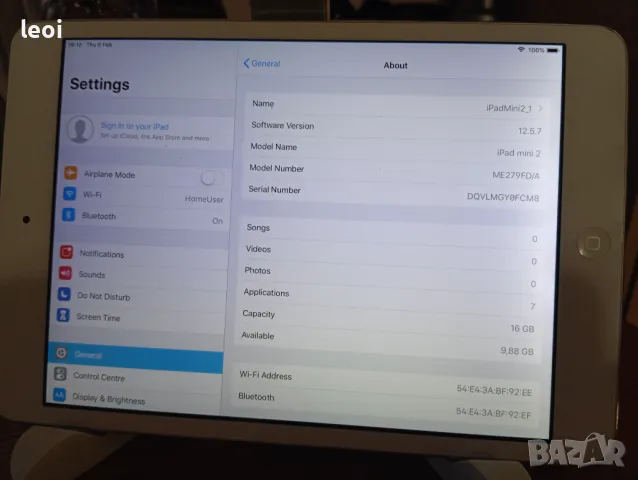 Таблет IPAD mini2   7.9"/16GB WiFi, снимка 3 - Таблети - 43256116