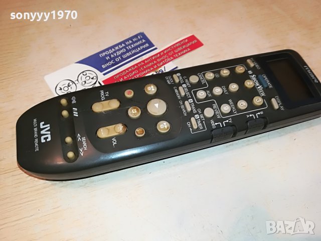 JVC REMOTE CONTROL 3103231126