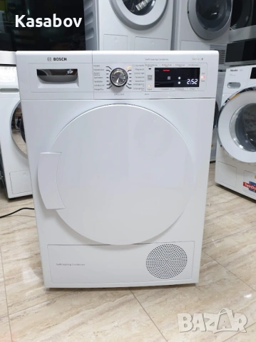 Сушилня Bosch Exclusiv Термопомпа 12м Гаранция Бош, снимка 3 - Сушилни - 54252779