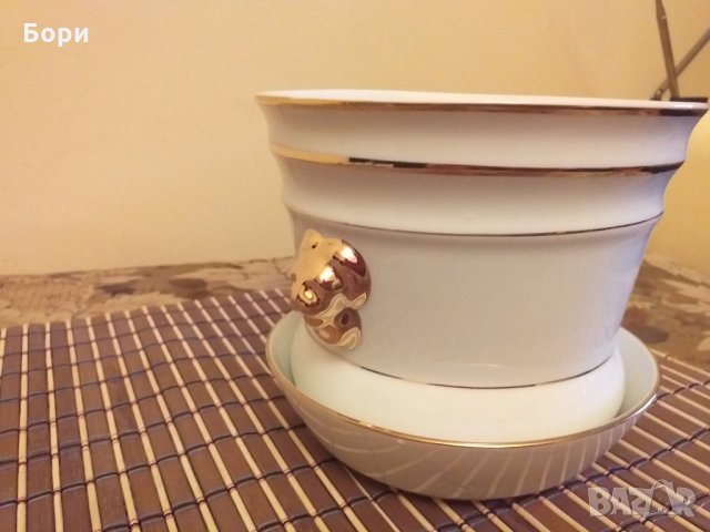 Нова порцеланова немска саксия , снимка 10 - Вази - 30741982