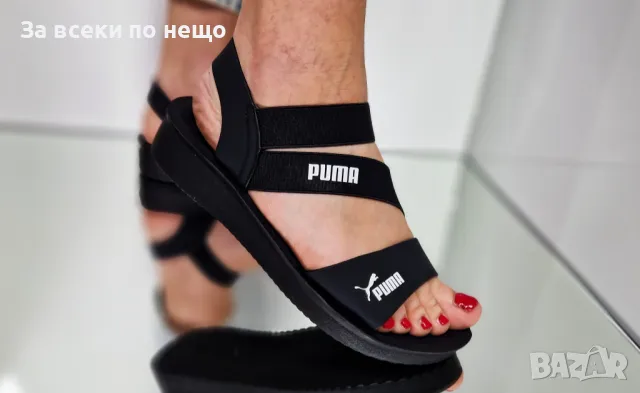 Puma Дамски Черни Сандали Пума Код P616, снимка 3 - Сандали - 50428380
