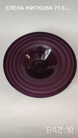 Голяма фруктиера от художествено стъкло, снимка 7 - Аксесоари за кухня - 54131516