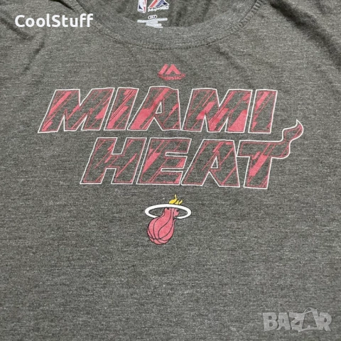 Мъжка Тениска Majestic NBA Miami Heat Размер XXL, снимка 3 - Тениски - 54127768