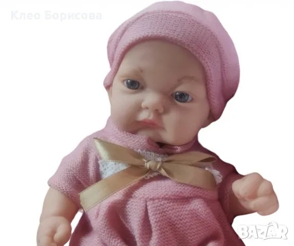 Детска кукла бебе в розово, снимка 3 - Кукли - 48422134