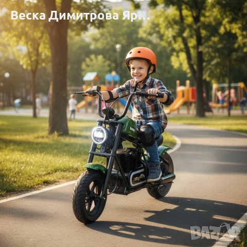 Електрически мини скутер C12B Harley baby, снимка 4 - Детски велосипеди, триколки и коли - 52900683