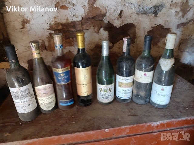 Стари бутилки с вино, снимка 6 - Антикварни и старинни предмети - 53897309