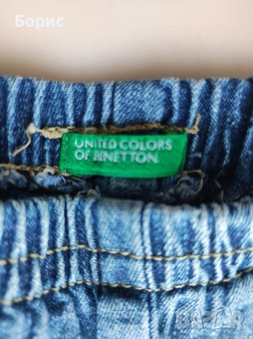BENETON - 3-6м - 68см - Детски Дънки, снимка 7 - Бебешки дънки - 53379650