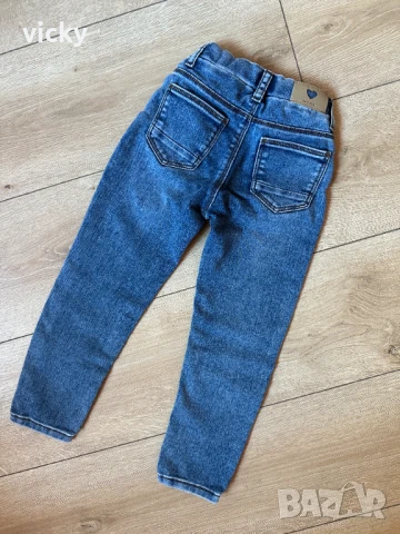 Детски дънки в синьо за момиче Mayoral, размер 104 + ПОДАРЪК, снимка 2 - Детски панталони и дънки - 51378017