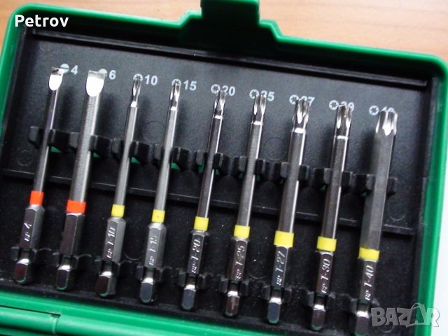 HITACHI Professional - BIT SET от надеждните  !!! Само 1 БИТ ползван !!! От DEUTSCHLAND / GERMANY !!, снимка 2 - Гедорета - 31646081