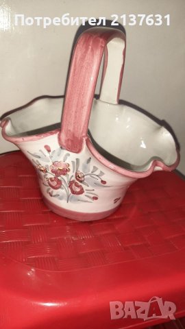 ПОРЦЕЛАНОВА КОШНИЧКА - РЪЧНО РИСУВАНА 