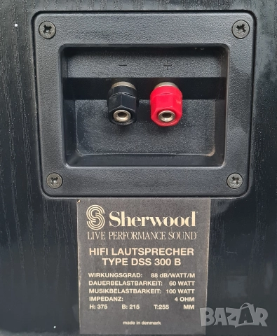 Тонколони немски Sherwood DSS 300 B, снимка 2 - Тонколони - 52804553