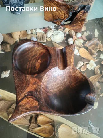 Арт пепелник за пури с място за чаша, снимка 9 - Декорация за дома - 50400001