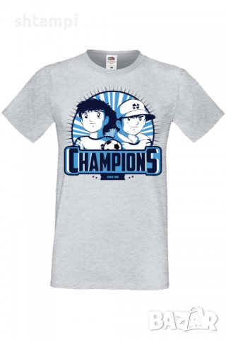 Мъжка тениска Captain Tsubasa 01,Анимация,игра,Празник,Повод,