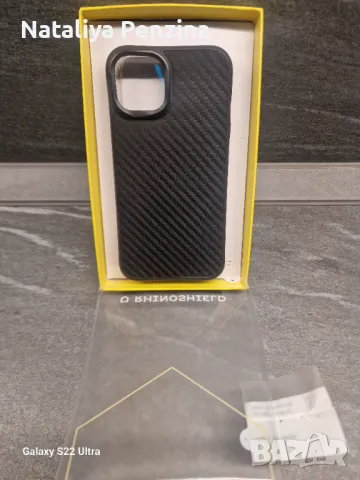Калъф от карбон за iphon 13, 14, снимка 4 - Калъфи, кейсове - 48578301