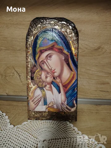 Икона Богородица , снимка 2 - Икони - 56381809