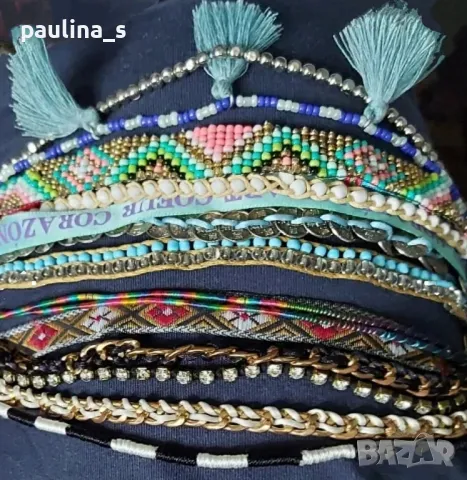 Два броя / Маркова гривна с магнитно закопчаване от стомана "Hallhuber" / ръчна изработка , снимка 7 - Гривни - 47201697