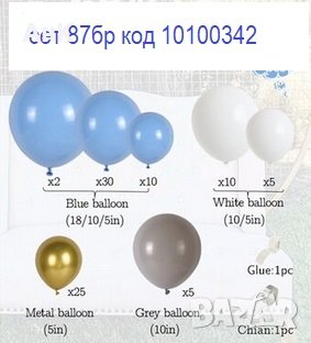 Различни Балони за Арка + лента , снимка 10 - Декорация за дома - 34959077