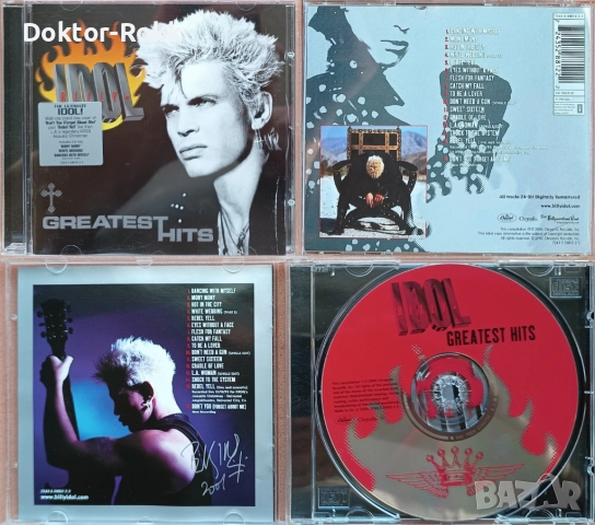 Billy Idol – оригинални CD издания, снимка 4 - CD дискове - 49146131