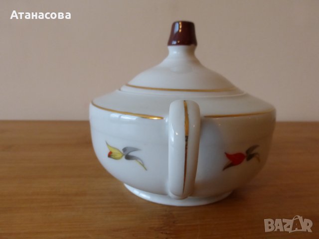 Немска порцеланова захарница КРМ 1940 г, снимка 2 - Аксесоари за кухня - 42798060