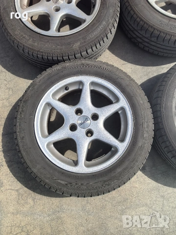 Гуми с джанти 4*100, снимка 5 - Гуми и джанти - 54122269
