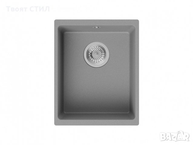 Гранитна Мивка за Кухня с отцедник модел ЛОНДОД 40 Графит Антибактери, снимка 5 - Други - 31265995