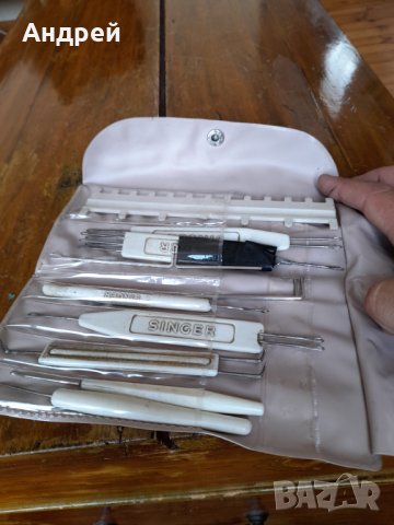 Стари принадлежности за шевна машина Singer, снимка 4 - Други ценни предмети - 37587130