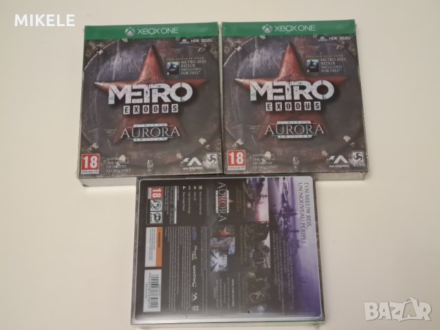 Metro Exodus Aurora Limited Edition XBOX ONE / Series X, снимка 2 - Игри за Xbox - 31016144