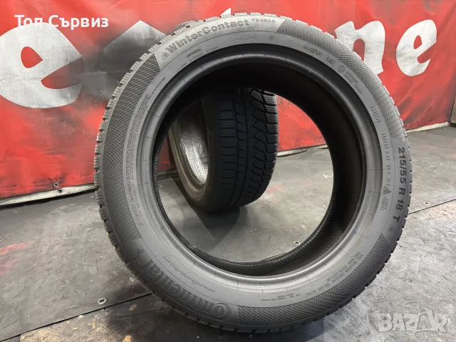 215 55 18, Зимни гуми, Continental WinterContactTS850P, 2 броя, снимка 5 - Гуми и джанти - 56198215