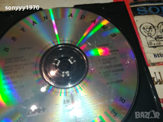 BRYAN ADAMS CD 0808251127, снимка 13 - CD дискове - 51295450