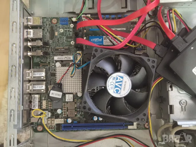 Custom Mini-ITX PC ASRock IMB-1212, i3-8100, Dual Intel LAN, Server/NAS, снимка 2 - Работни компютри - 55991247