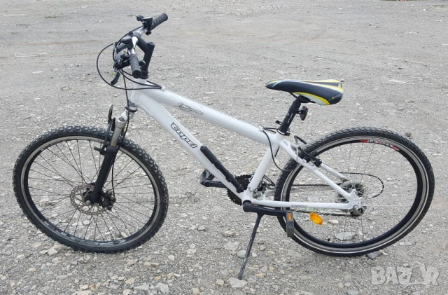 Продавам алуминиев велосипед с диск 26*