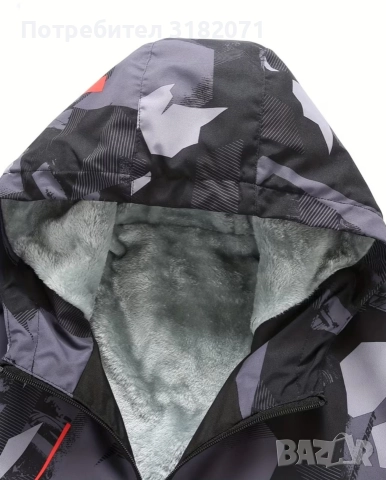 3XL зимно яке с качулка и топла мека подплата, снимка 6 - Якета - 52982342