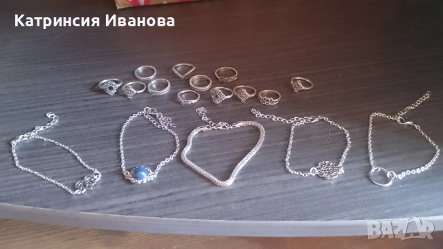 Промоция!!!Пръстени и гривни 10 броя-18 лв , снимка 2 - Бижутерийни комплекти - 51006542