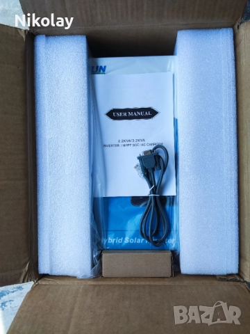 Easun 2.2kw хибриден инвертор, снимка 6 - Друга електроника - 51502030