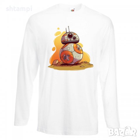 Мъжка тениска Star Wars BB-8 Star Wars Игра,Изненада,Подарък,Геймър, , снимка 4 - Тениски - 36808565
